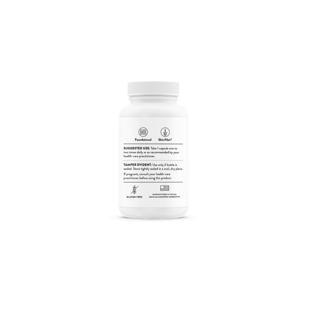 Thorne Biotin 8000mcg - side