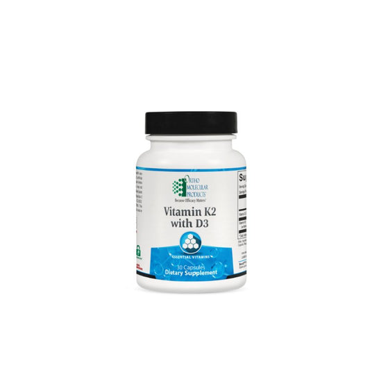 Ortho Molecular Vitamin K2 with D3 30ct - front