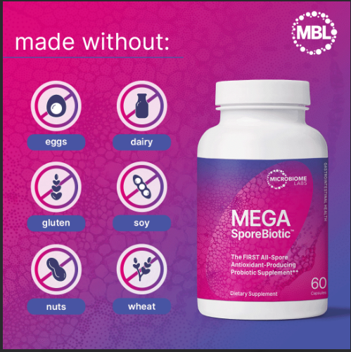 Microbiom Labs Megsporebiotic- Made without sheet